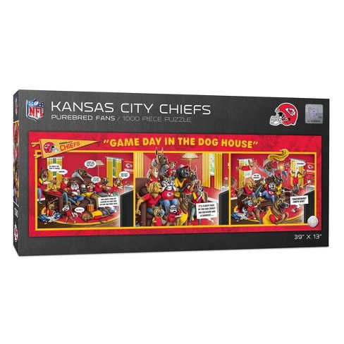 Kansas City Chiefs Stadium NFL Panoramic 1000 Jigsaw Puzzle