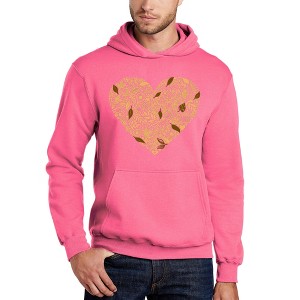LA Pop Art Fall Vibes  - Men's Word Art Hooded Sweatshirt - 1 of 4