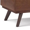 Owen - Lift Top Large Coffee Table Storage Ottoman - Distressed Saddle Brown - 4 of 4