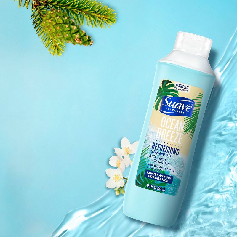 Suave Refreshing Shampoo Ocean Breeze - 22.5 fl oz, 5 of 9