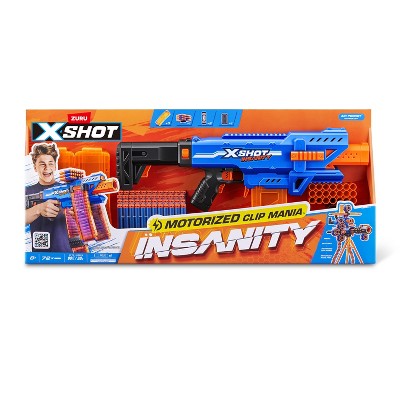 XSHOT Insanity Motorized Clip Mania Blaster by ZURU