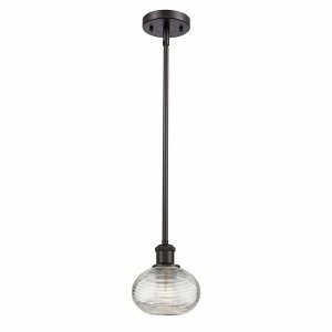 Ithaca - 1 Light Stem Hung Mini Pendant In Industrial Style-7 Inches Tall and 6 Inches Wide - 1 of 1
