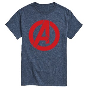 Men's - Marvel - Avengers A Logo Short Sleeve Graphic T-Shirt - 1 of 4