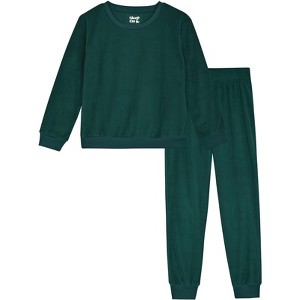 Sleep On It Boys 2-Piece Velour Pajama Set - 1 of 4