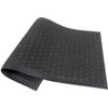 KAF Home 17x30 Tufted Chain Door Mat - Black - 30W x 17D