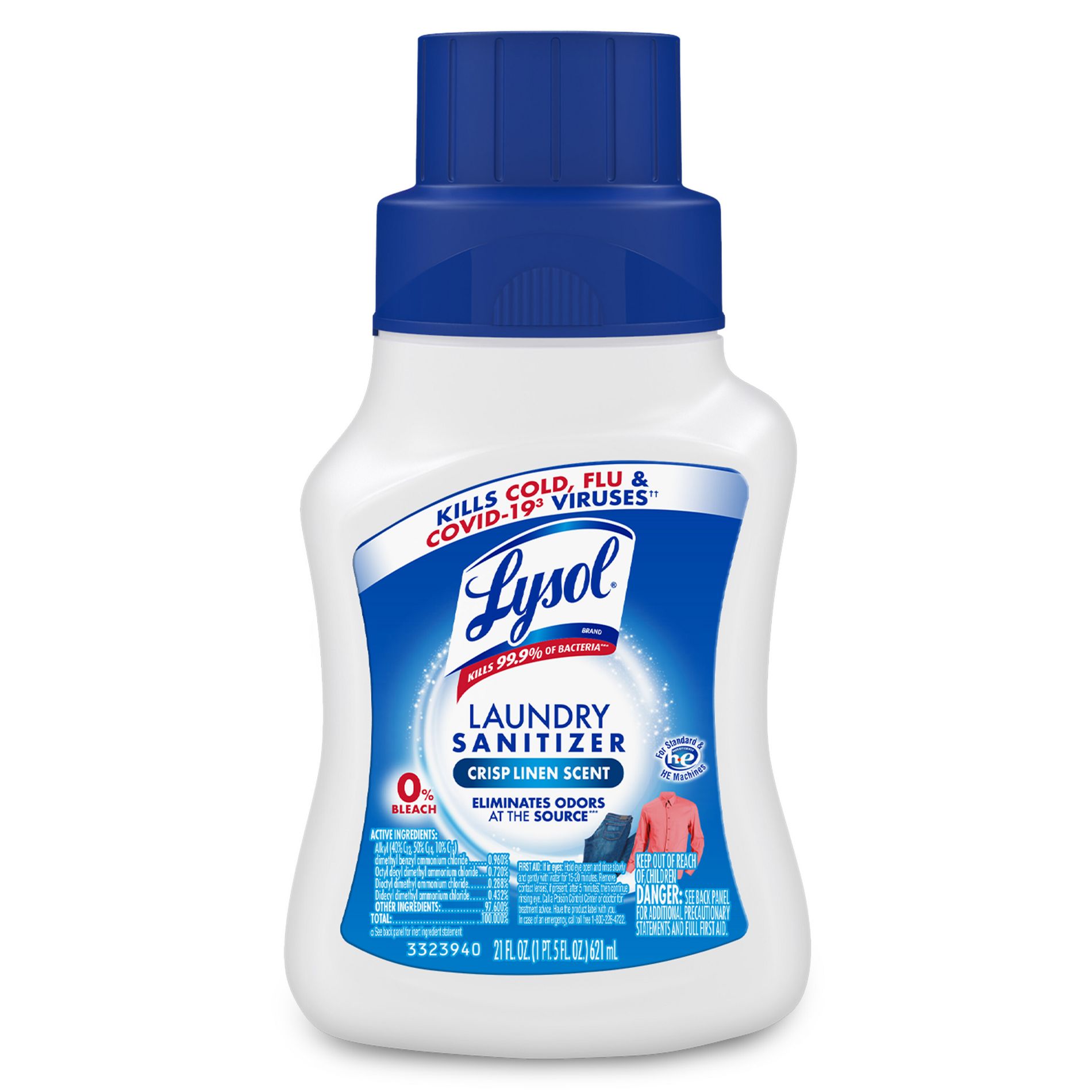 Lysol Laundry Sanitizer - Crisp Linen - 21 fl oz