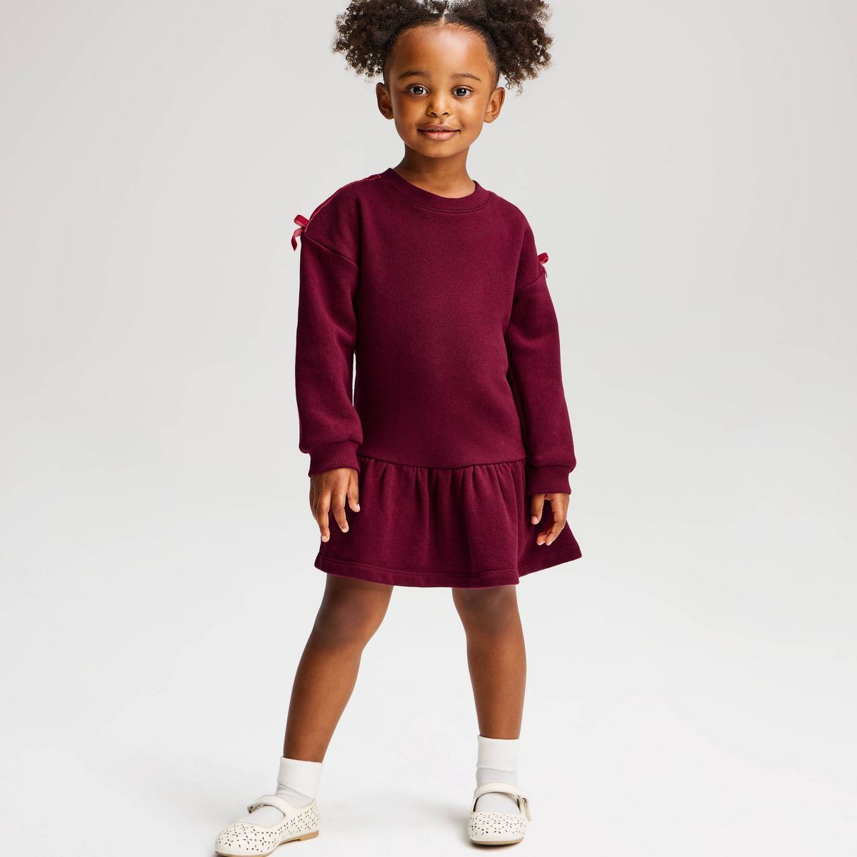 Baby and Toddler Girls' French Terry Cozy Dress - Cat & Jack™