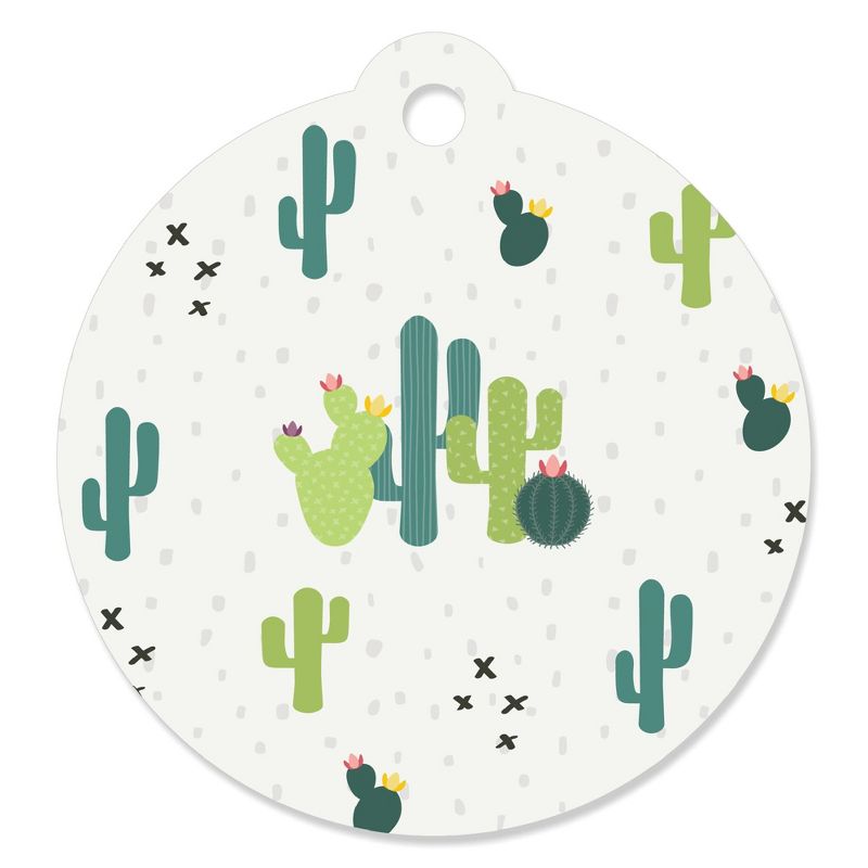 Big Dot of Happiness Prickly Cactus Party - Fiesta Party Favor Gift Tags (Set of 20), 1 of 5