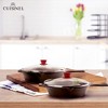 Cuisinel Glass Lids Set - 10" + 12" Fully Assembled Replacement Covers, Compatible with Lodge Cast Iron Skillets & Pans, Oven Safe - 4 of 4