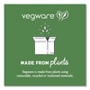 Vegware Molded Fiber Tableware, Plate, 6" Diameter, White, 1,000/Carton - 4 of 4