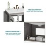 24 in Bathroom Vanity Ceramic Basin Cabinet With Sink Combo Wall Mounted Modern Vanity Bathroom Storage Cabinet Modern Storage Cabinet - 2 of 4