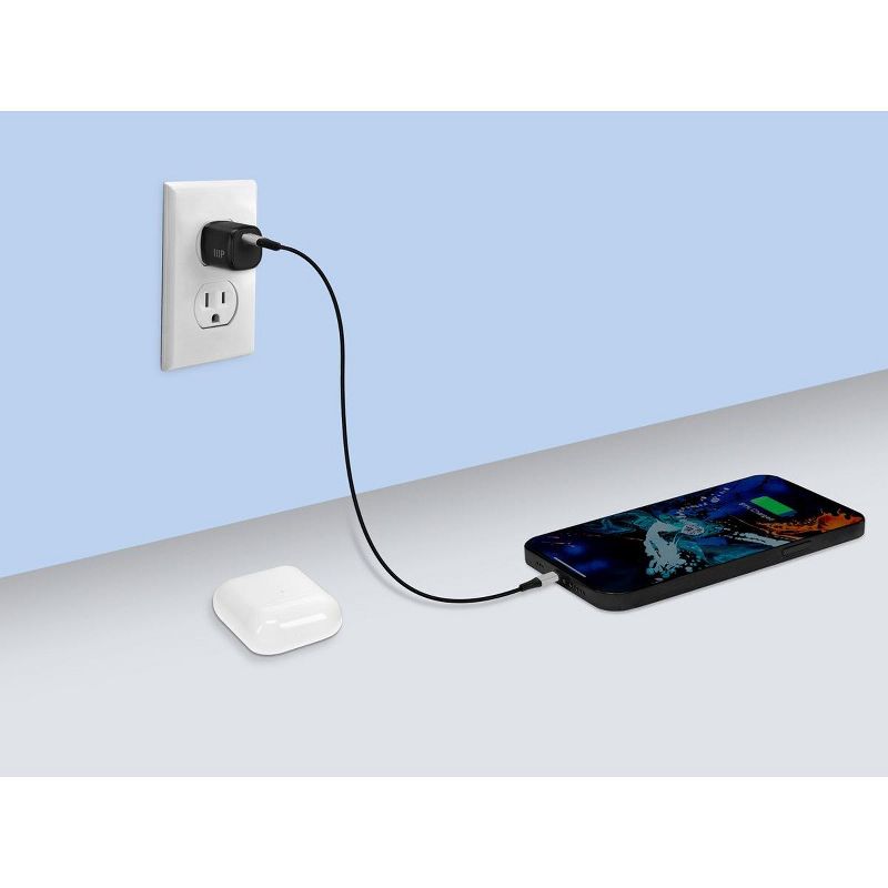 Monoprice 20W USB‑C Mini Cubic Wall Charger, PD 3.0, Fast Charging, Compact & Lightweight, Compatible with iPhone, iPad, AirPods, Samsung Galaxy, 5 of 7
