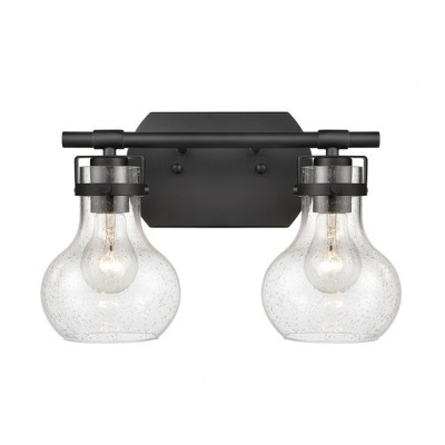 Elk Home Salamanca 2 - Light Vanity in  Matte Black