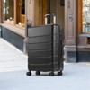 FURNIinspire Luggage 28 Inch Luggage Expandable Hardside Suitcase, Abs Durable Lightweight Travel Luggage With TSA Lock, Black, 12"*18"*29.5" - 2 of 4