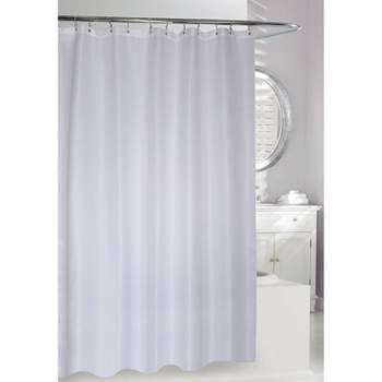 Basketweave Shower Curtain White - Moda at Home