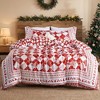 3 Piece Christmas Duvet Cover Bedding Set - 2 of 4