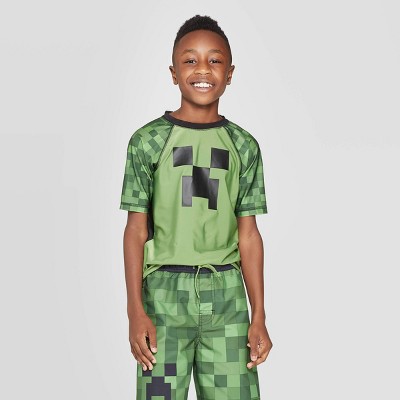 minecraft swim shirt