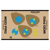 Morrell Yellow Jacket MOD Pro ASA and IBO Shooting Bullseyes with Universal Scoring, Grommets, & Hook & Loop Fastener for Archery Target, 4 Pack, Tan - 2 of 4