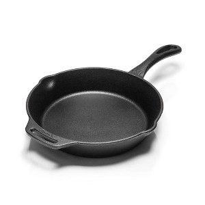Petromax Cast Iron Fire Skillet for Kitchen or Camping, Pre-Seasoned Cookware for Campfire or Home Oven and Stove, Conducts Heat Evenly, Long Handle - 1 of 4