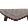 Modern Mango Wood Accent Table Dark Brown - Olivia & May: Compact, Splayed Legs, Indoor Use - image 3 of 3