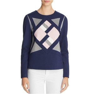 Finity Womens Geometric Scuba Sweater - 1 of 1