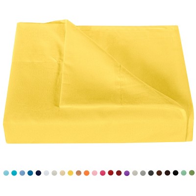 Brushed Microfiber Flat Sheet Only, Super Soft Hotel Quality Top Sheet - NTBAY