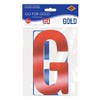 Beistle Foil Go For Gold Streamer, 7" x 5', (2/Pkg) Multicolored - 3 of 4