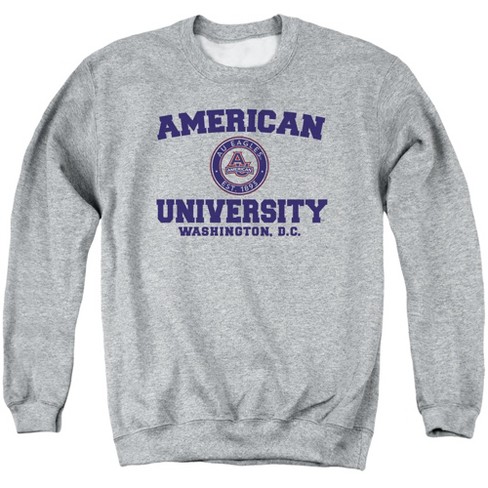 Campus Lab American University Official Circle Logo Adult Crewneck Sweatshirt athletic Heather 3x large Target