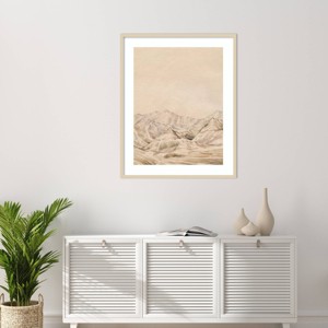 Amanti Art Twilight Mountain Peaks II by Grace Popp Wood Framed Wall Art Print - 1 of 4