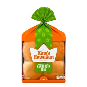 King's Hawaiian Sweet Hamburger Buns - 12.8oz/8ct - 1 of 4