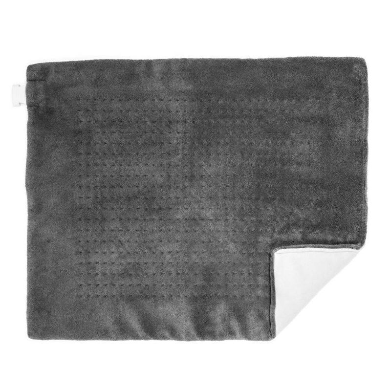 Pure Enrichment PureRelief with 6 Heat Settings and Auto Shut-off XXL Extra Wide Heating Pad - 20&#34;x24&#34;- Charcoal Gray, 3 of 9