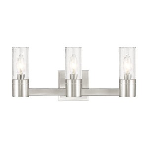 Livex Lighting Midtown 3 - Light Vanity in  Brushed Nickel - 1 of 2