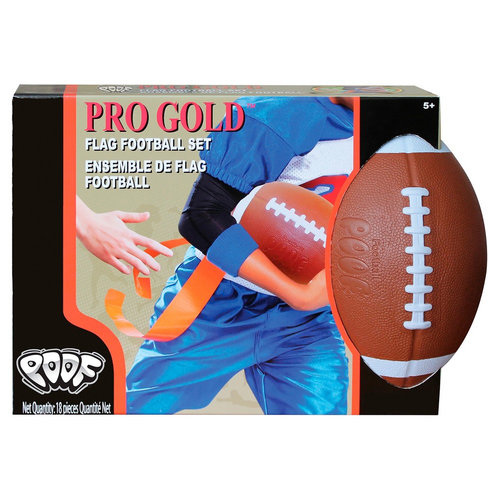 UPC 083568004567 product image for Poof Slinky Pro Gold Flag Football Set | upcitemdb.com