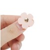 Unique Bargains Faux Leather Flower Shoelace Charms 1 Pair - 3 of 4