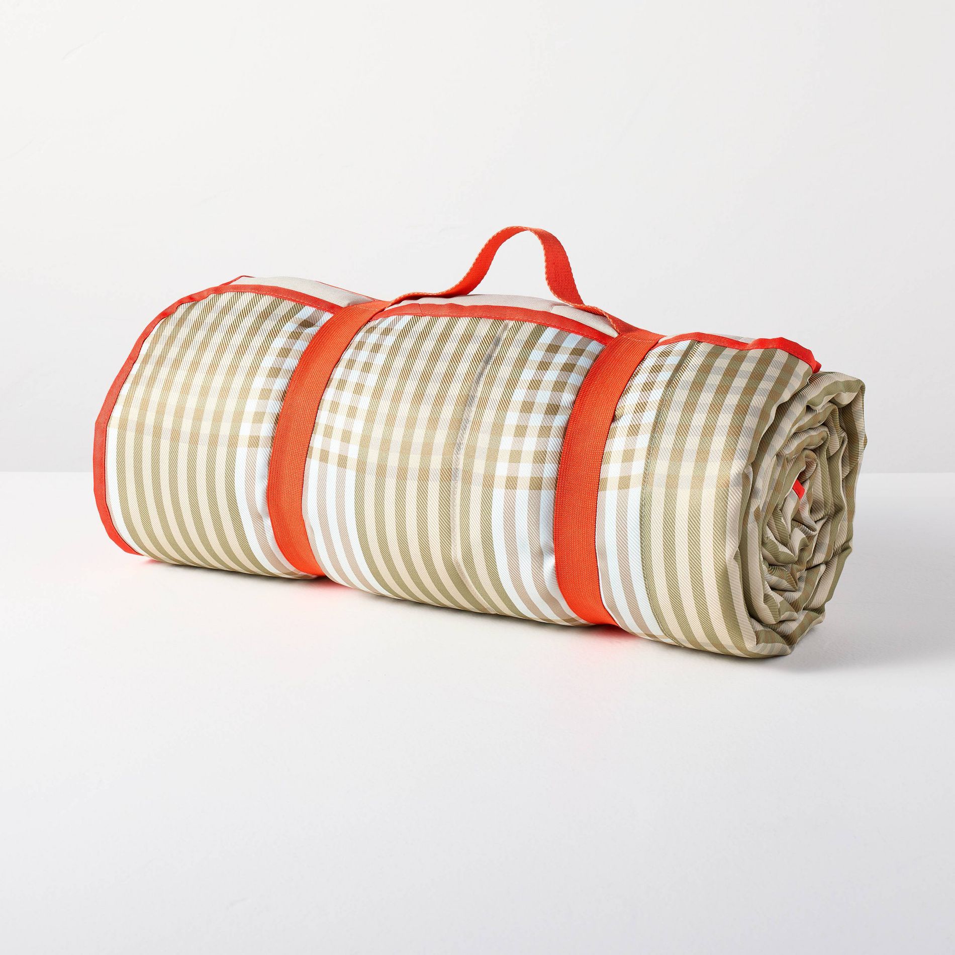 Oversized Picnic Blanket Tan Gingham - Hearth & Hand™ with Magnolia