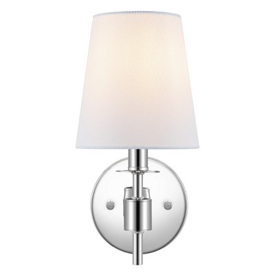 Dalany 7" Wall Sconce (Set of 2) - Chrome - Safavieh