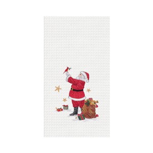 C&F Home Santa and Cardinal Towel - 1 of 4