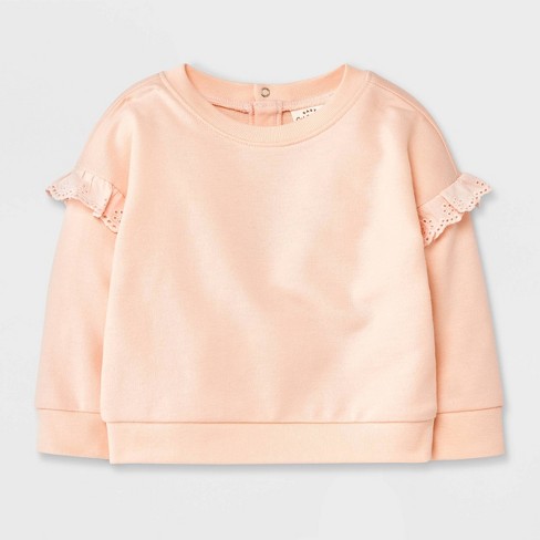 Baby 2025 pink sweatshirt