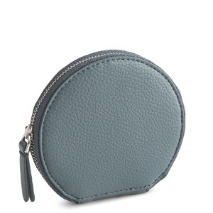 Vera Bradley Women's Outlet Faux Leather Essential Round Zip Pouch - 1 of 2