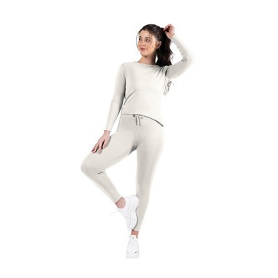 Kickoff Thermal Underwear for Women Long Johns for Women Thermal Top Bottom Fleece Lined Base Layer Set Moisture-Wicking Pajamas Cold Weather