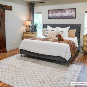 Hauteloom Benjy Irregular Checkboard Rug - 1 of 4