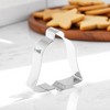 Unique Bargains Pastry Cutter Christmas Hat-Shaped Dishwasher Safe Stainless Steel Silver Tone 1Pcs - 2 of 4
