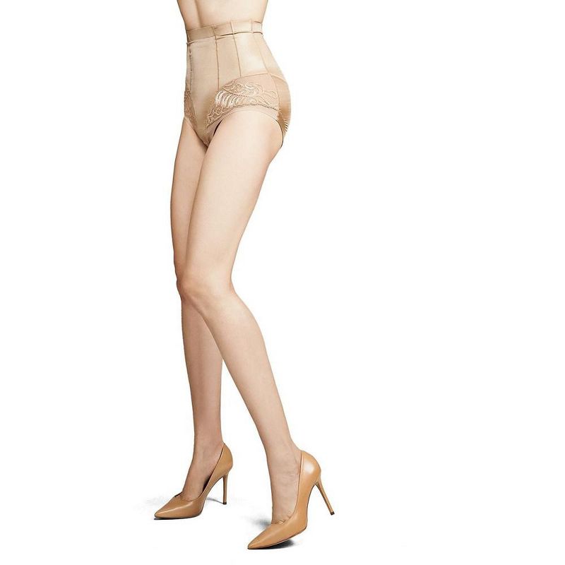 Natori Feathers High-Waisted Control Top Briefs Nude, 2 of 5