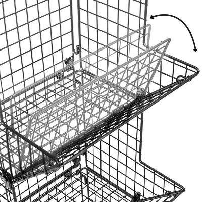 Sorbus 3-Tier Fruit Basket Stand - for Kitchen Storage, Great for Produce Fruits and Vegetables & Potatos — фото 4