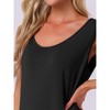 INSPIRE CHIC Women's Cotton Soft Long Sleeveless Chemise Sleepwear - 4 of 4