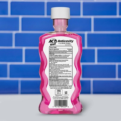 ACT Kids Bubblegum Anticavity Fluoride Mouthwash - 16.9 fl oz