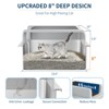 Stainless Steel Cat Litter Box, Large Litter Box for Big Cats and Multi-Cats with Cleaning Pedal - 3 of 4