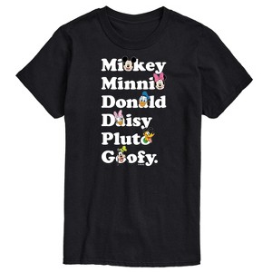 Men's - Disney - Character Logo Short Sleeve Graphic T-Shirt - 1 of 4