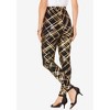 Roaman's Women's Plus Size Foil-Print Legging - 3 of 4