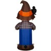 Gemmy Airblown Inflatable Scarecrow w/JOL Scene, 5 ft Tall, Multi - 4 of 4